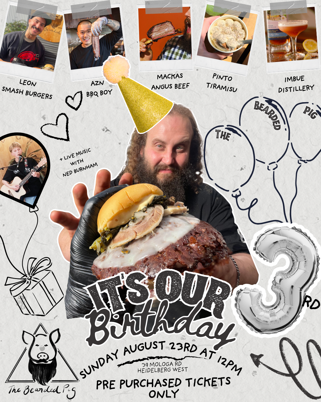 3rd Birthday Flyer