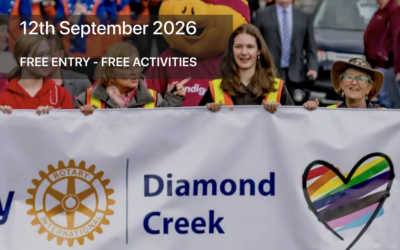 Diamond Creek Rotary Town Fair: Sat 12th Sept